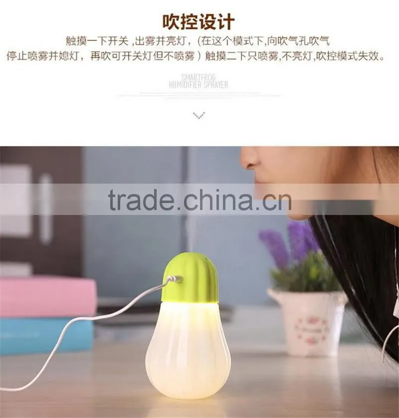 CT-743 USB mini humidifier Blowing touch humidifier control Pumpkin humidifier Small household spray humidifier nightlights