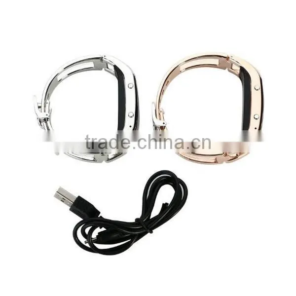 Stainless steel smart watch, sleep mornitoring smart bracelet, OLED screen bluetooth watch