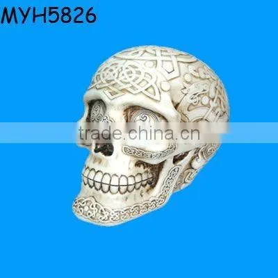 Gothic resin skull crafts