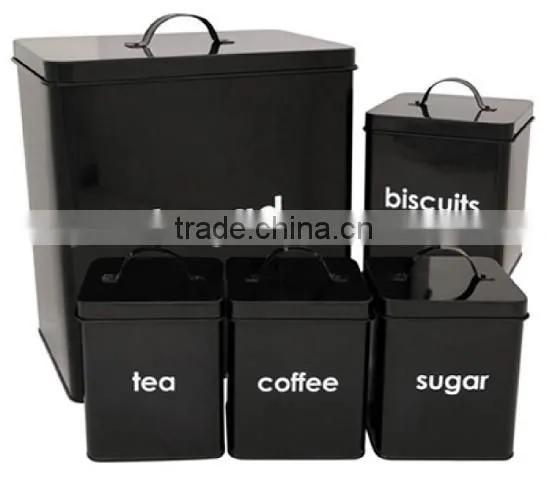 Sugar Coffee Tea Canister
