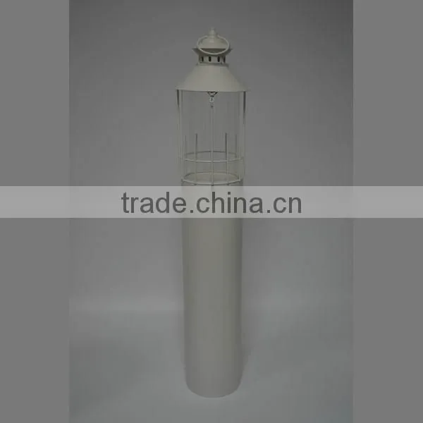Garden decoration metal tall candle lantern