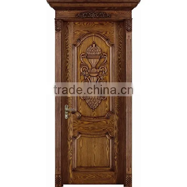 Handcarve Interior Mahogany Single Door Made Luxury and Antique BF11-0520b