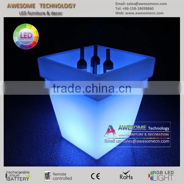 led floor vase