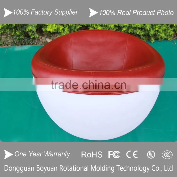 Plastic led chair/led furniture/long led sofa with leather