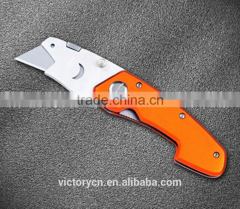 Hot sale orange handle folding utility paper cutter for sale YJ-143