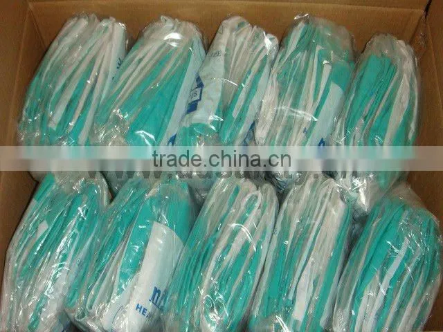 DDSAFETY Hot Sale Nitrile Gloves Green Nitrile Industry Gloves Magnetic Glove