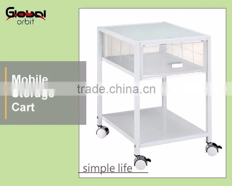 Storage Organization Mobile K/D Office Drawer Cart With Wheels