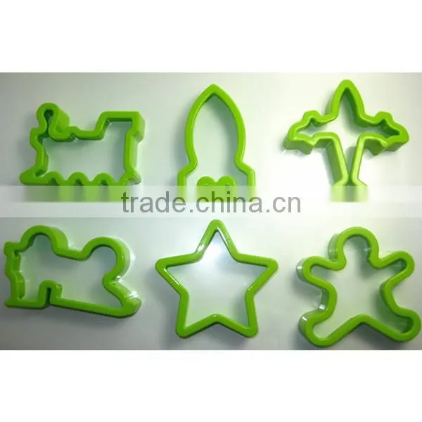 BC-1025 Plastic christmas cookie cutter
