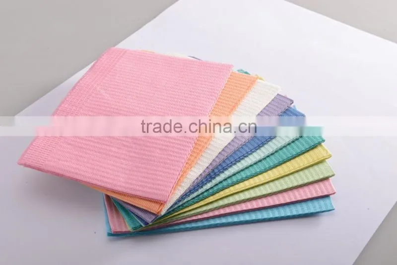3ply Dental Coloful Patient Bib Medical Disposable Dental Bib