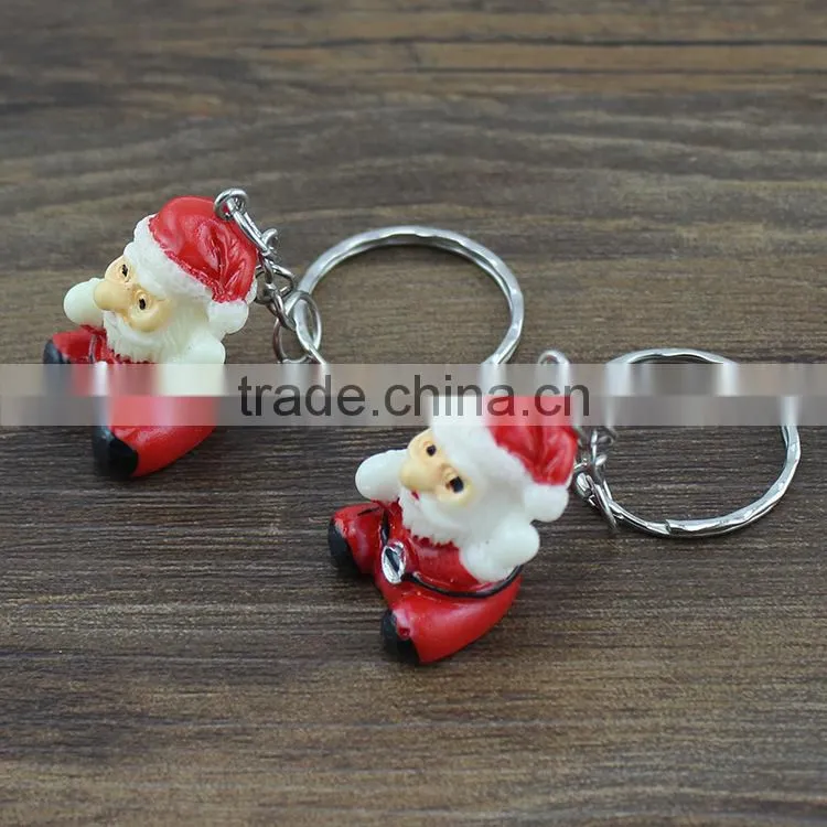 Santa Claus Key Chain Custom Key Chain Promotional Christmas Gifts Key Chain