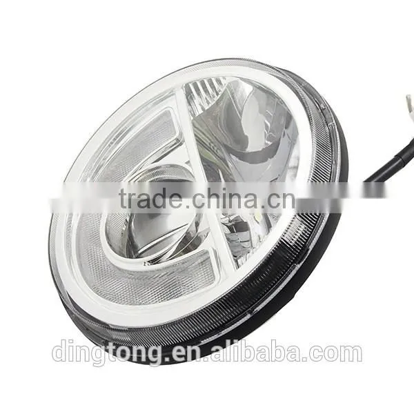 Daytime running lamps motorcycle e mark 7" Round LED Headlamps ip67