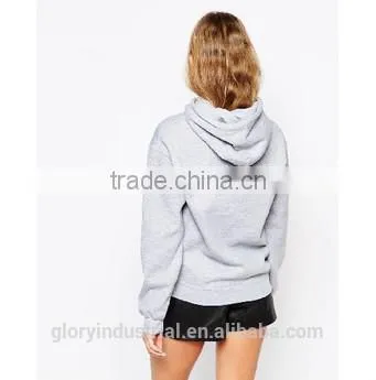 2015 fashion design women cheap fleece hoodie
