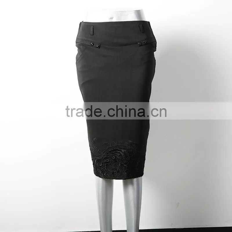 new design high waist narrow fancy skirt