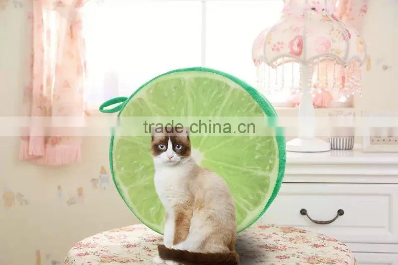 fruit shaped cushion 3D sandals soft comfortable cute different images printing and sizes