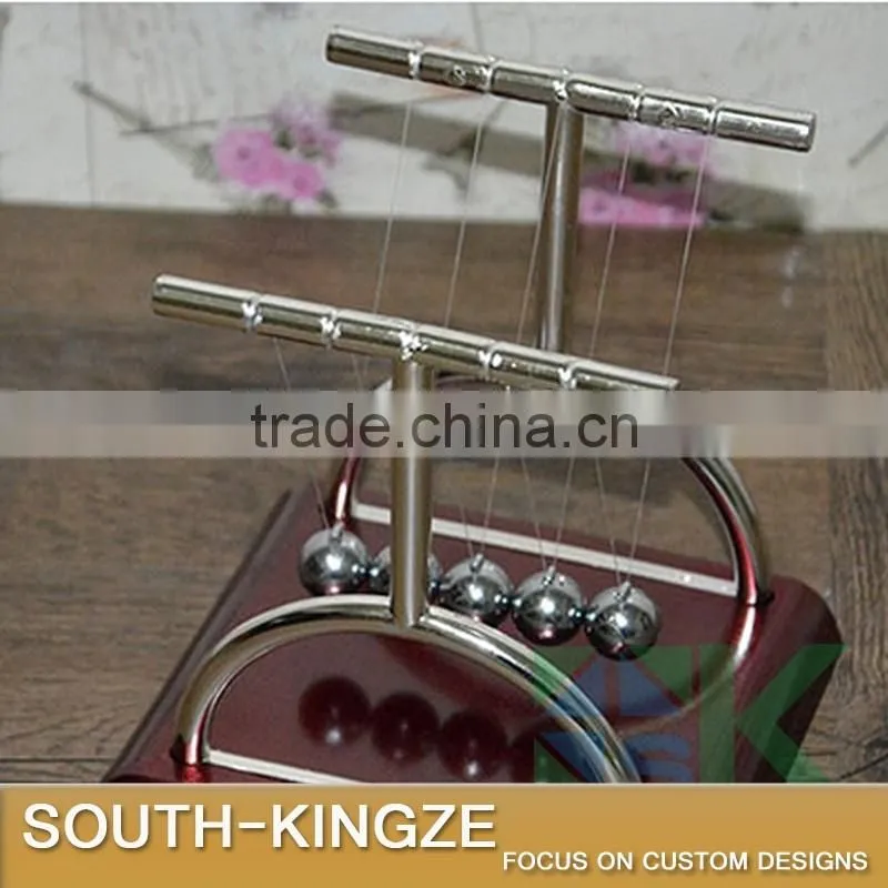 T-shape Newton Metal Pendulum Balance Ball Metal Base