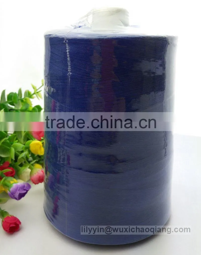 cotton spun polyester sewing thread,spun polyester sewing thread for book binding,dmc thread