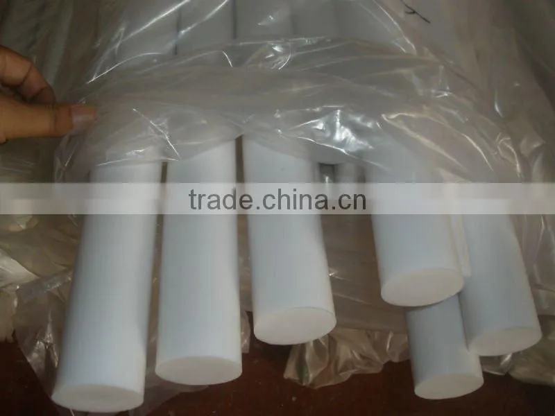 grade A white ptfe rod,ptfe white extruded rod