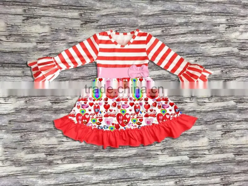 2017 kids clothing spring and summer cute dresses for baby girl dresses easter bunny toddler dresses
