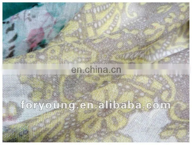 circle printed fashion big dots scarf