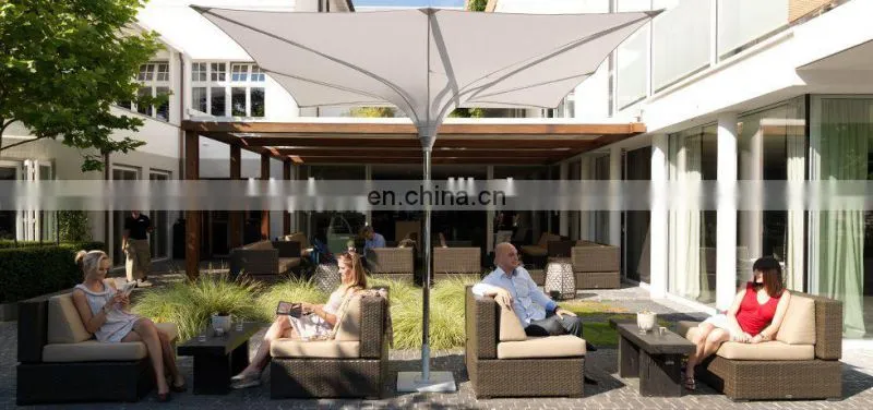 hot sale elegant flower umbrella, LED tulip umbrella for coffe shop
