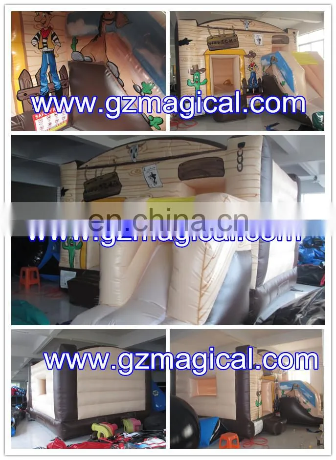 New design western horse inflatable bouncer / jumpping inflatable bouncer house