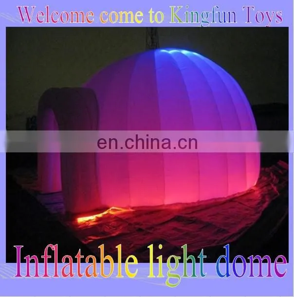 Outdoor advertising inflatable luna dome shell