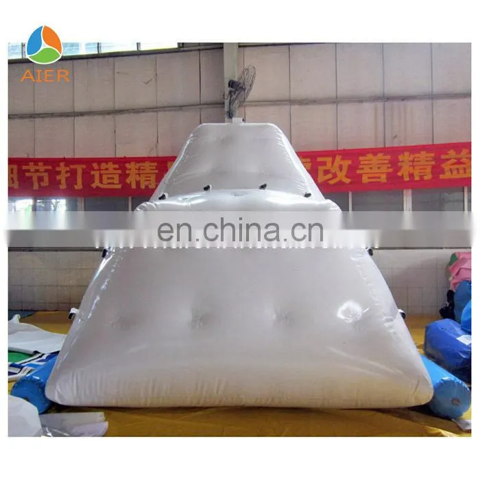 Floating inflatable iceberg water toy for water park