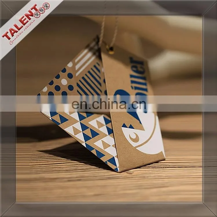 custom new china printing paper hard tag