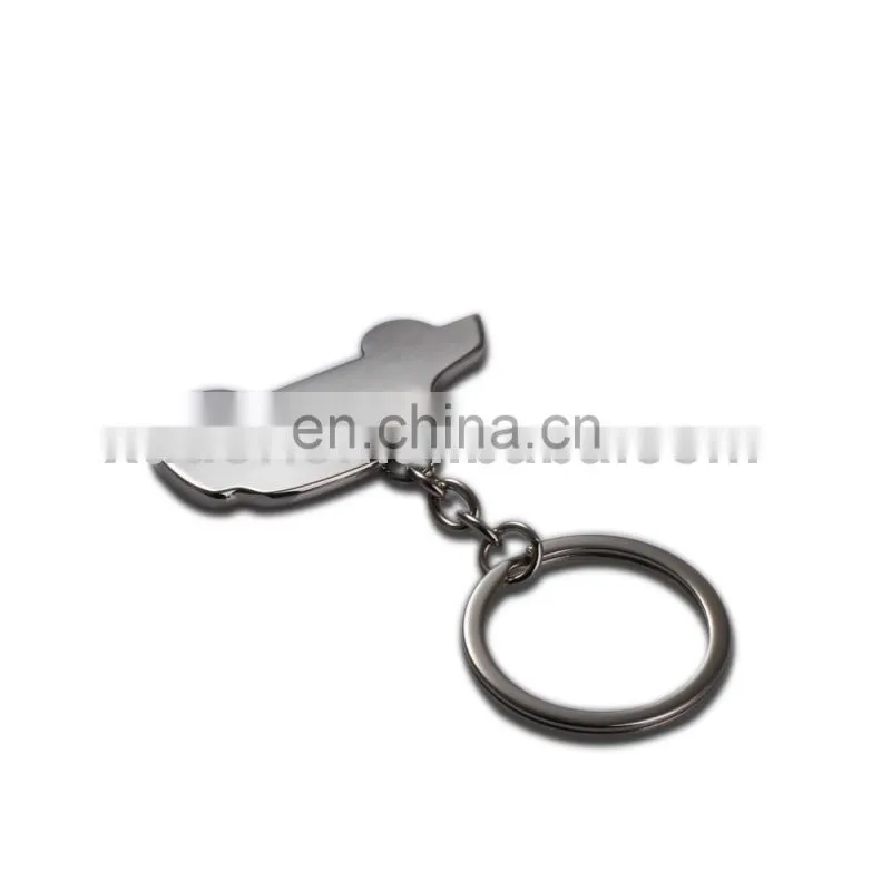 High quality fashion metal car shaped keychain