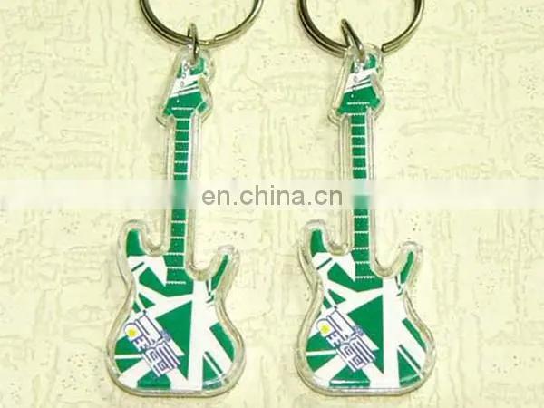 Sea turtle shape with personally design card inserted Acrylic keychain