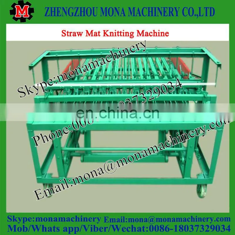 Decrease Labour Use Reed Straw Mat Knitting Machine