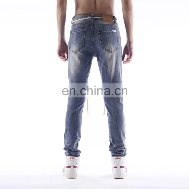 DiZNEW Fashion Hot Seller Jeans Casual Slim Jean Classic Trousers Denim Pants Men