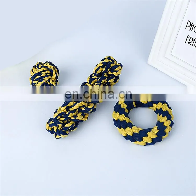 Durable variety pet puppy 10 pack chew dog rope toys set