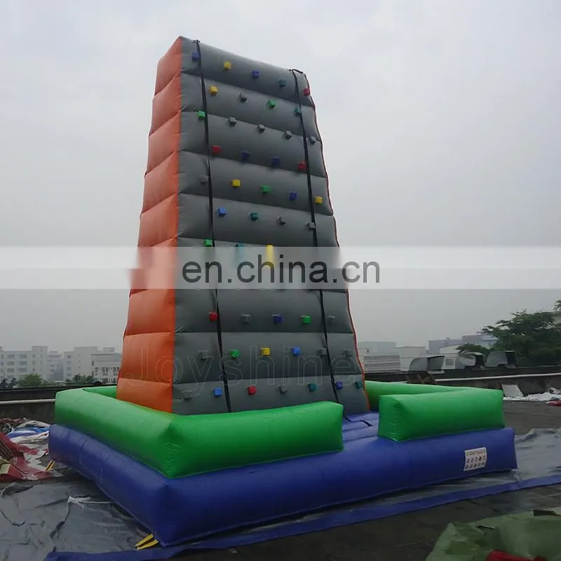 Customized Interactive Sport Inflatable Games Bouncy Climbing Wall For Children and Adults
