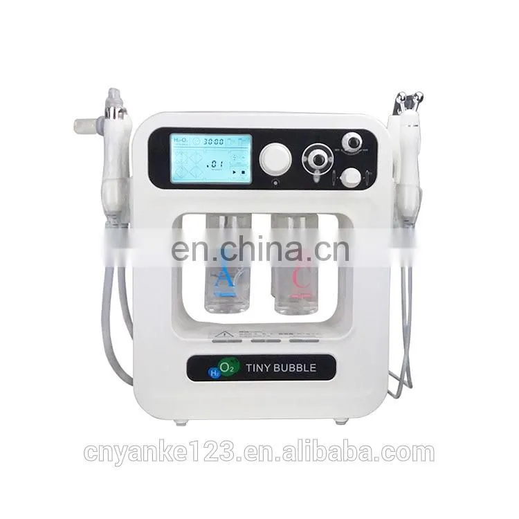 2019 Newest Portable 4 in 1 Hydra Dermabrasion BIO Oxygen Spray Ultrasonic Microdermabrasion Facial Machine