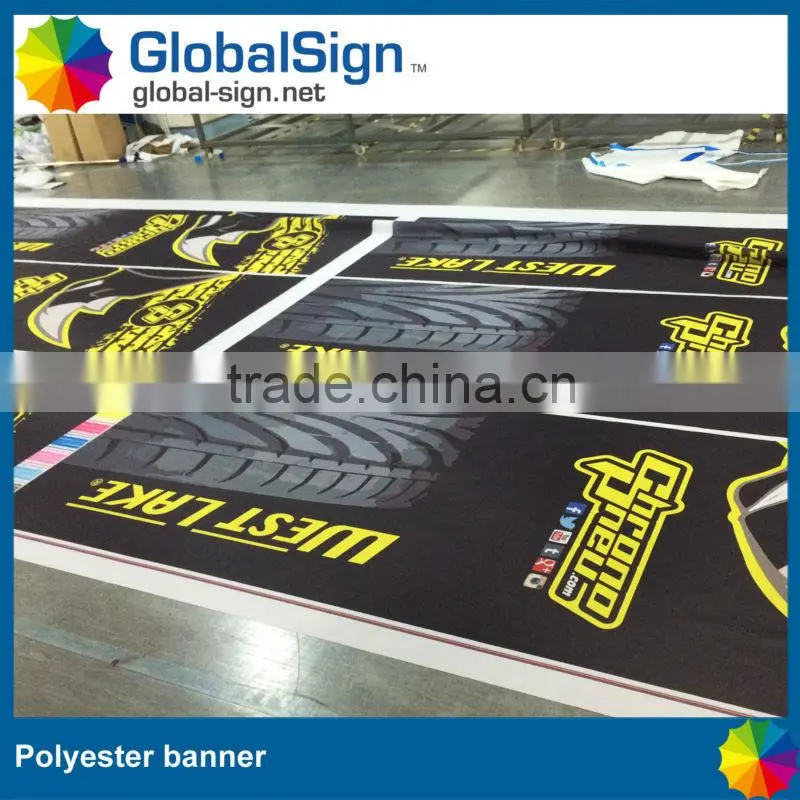 Roadside Advertising Pole Sign Hanging Banner