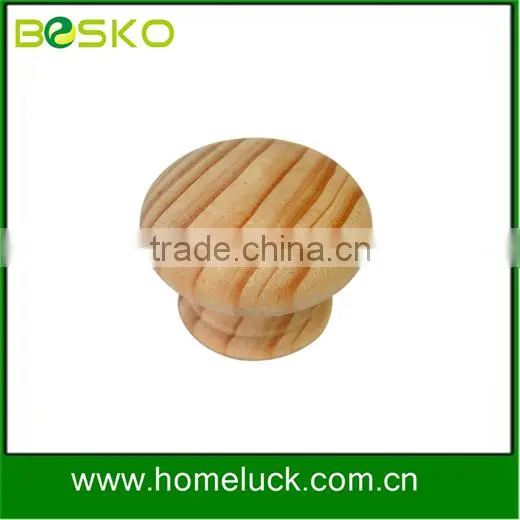 Ecofriendy natural round wooden knob kids resin drawre knobs