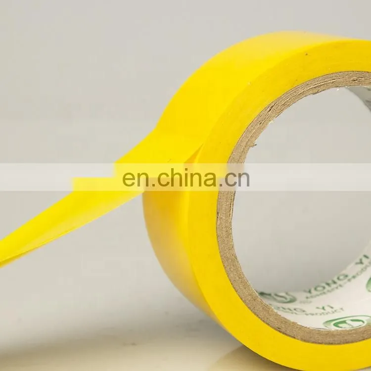 Yellow PVC Isolation Adhesive Glue Floor Warning Glue Tape