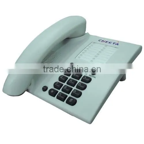 Amplified voice telephone set