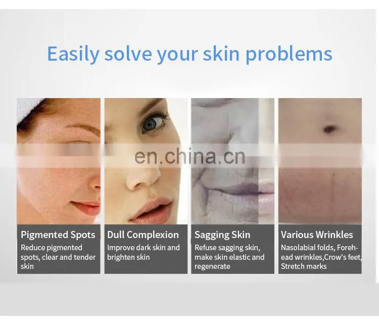 Gold RF Fractional Microneedle Machine Lifting Scars Wrinkles Remove Whitening Instrument Beauty Salon Skin Tightening Device