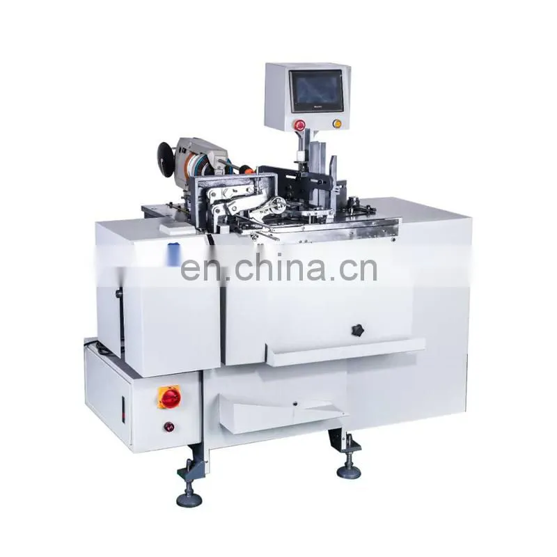 UT150 Automatic Perfume bottle Hang tag Tyer Tying Machine, hand card string loop binding machine