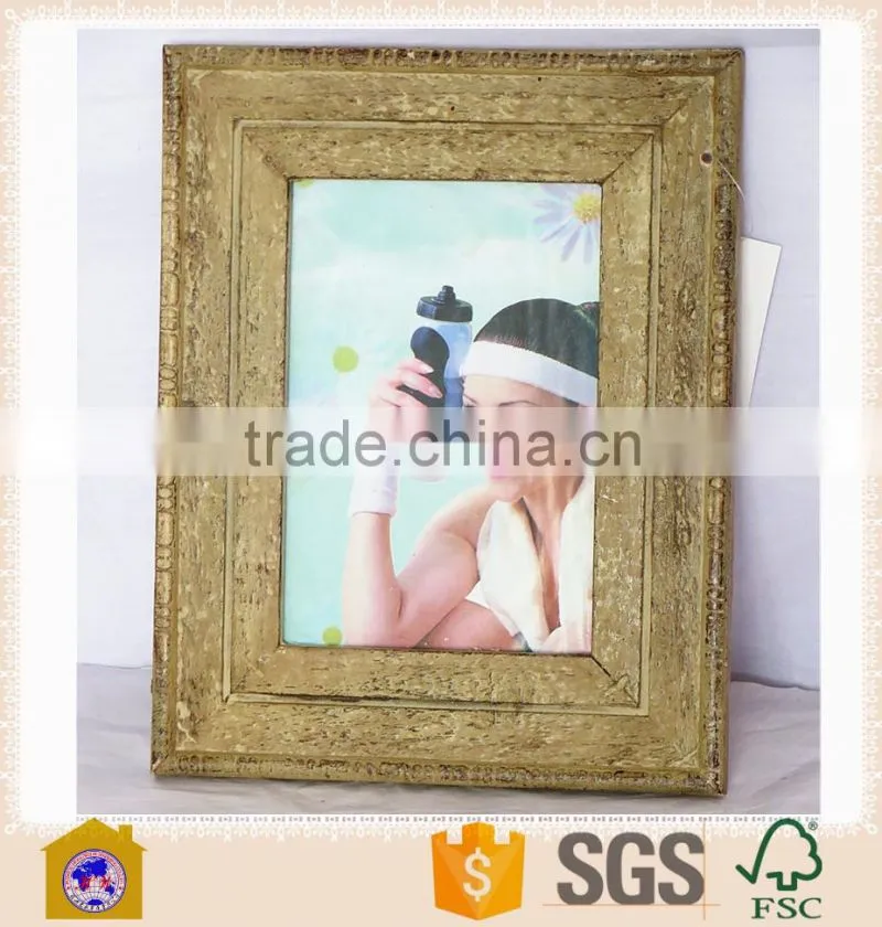 cheap vintage antique wooden picture photo frames wholesale for home decor. HW15A00640