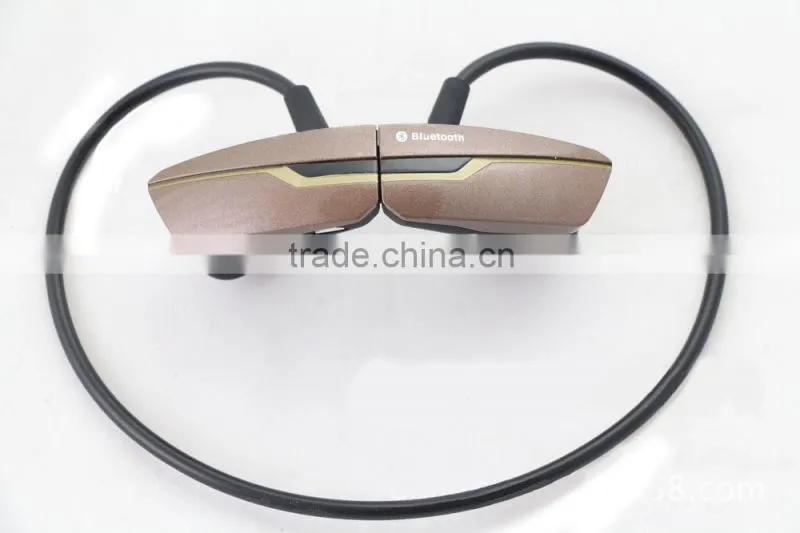 2015 electronic gadgets ear hook bluetooth headset neckband bluetooth headset