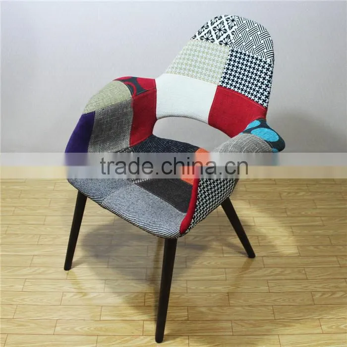 replica wholesale beech wooden frame PP seat fabric Charles Organic Chair