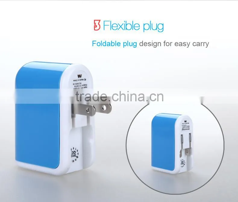 Wall charger for multi mobile phone 5V 2.1A dc output usb travel charger