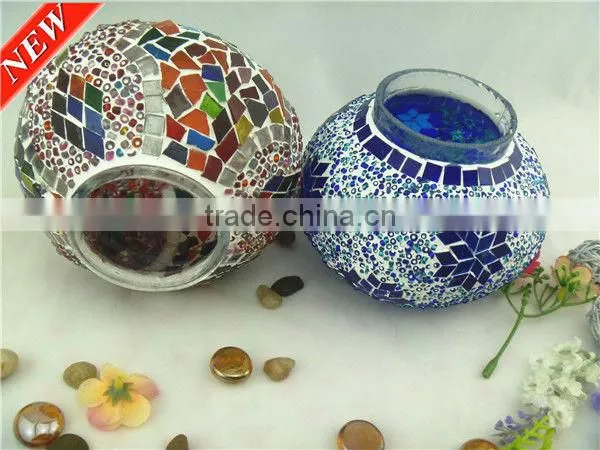 mosaic glass decorative lantern