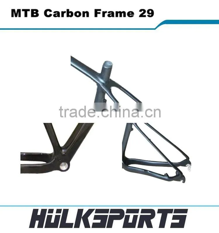 Wholesale full carbon mountain bicycle frames 3K/UD 29er mtb bike frame set carbon mtb frame cheap