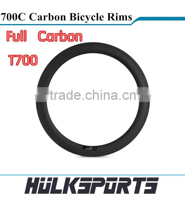 700c full carbon road bicycle rims Chinese carbon rim cheap carbon tubular rims bicycle carbon rims