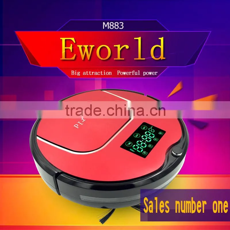 Eworld Auto Recharge Wireless Vacuum Cleaner,Robotic Vacuum 2016 with Water Tank with Big Mop