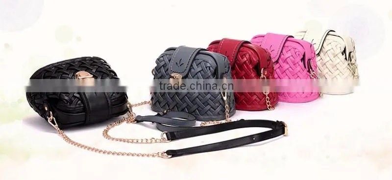 Fashion Weave Retro Shoulder Bag Cross Body Handbag Messenger woman hand bag